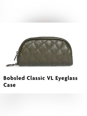NWT lug Bobsled VL Eyeglass Case in Olive